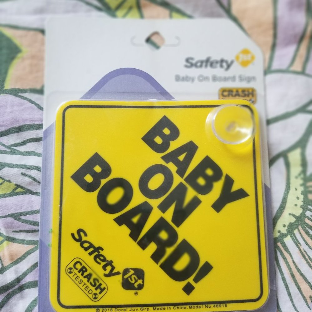 Baby on Board sign